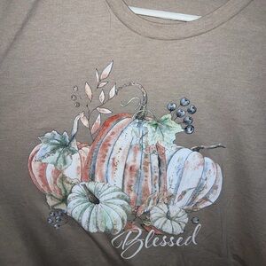 Size Large Blessed Pumpkin Graphic Tee